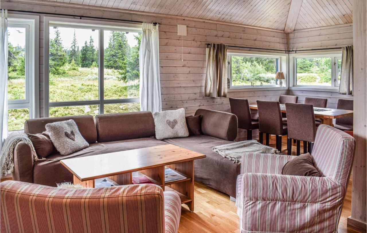 Cozy Home In Sjusjoen With Kitchen Екстер'єр фото